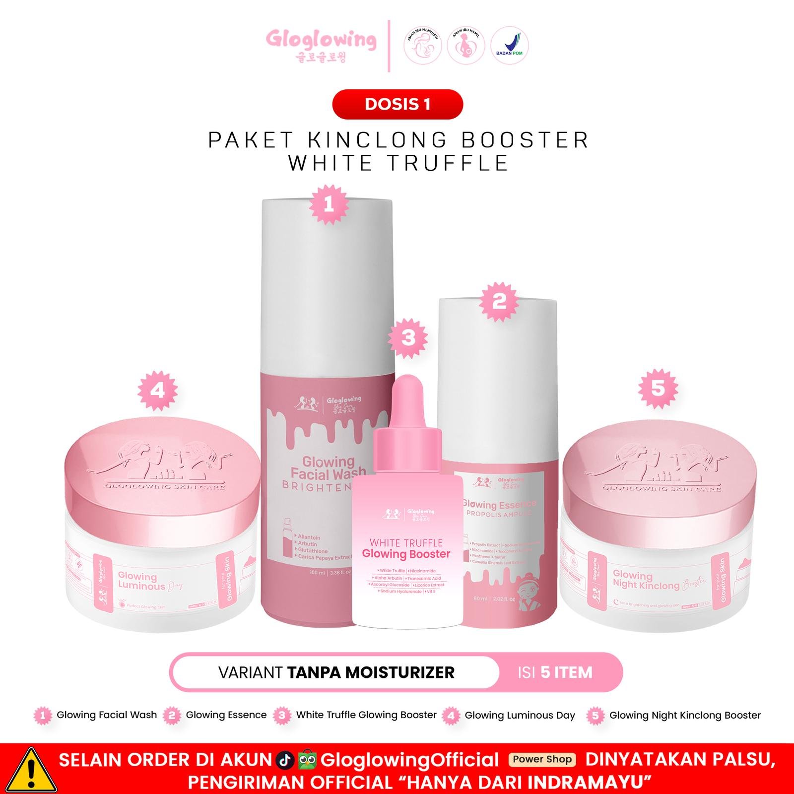 Paket Kinclong Booster White Truffle / Bicowhite Symradiant - SRM WHITE TRUFFLE