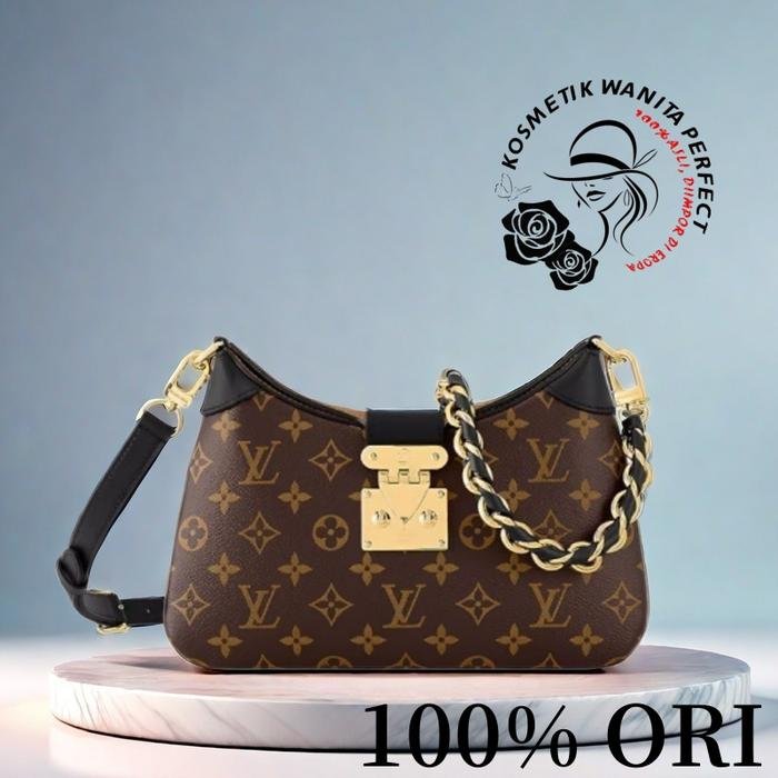 100% Original】Twinny tas croissant hitam/tas rantai/Tas ketiak/bag Selempang Wanita